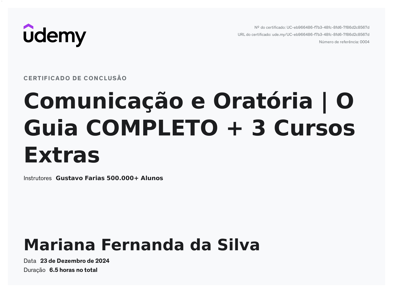 Certificado