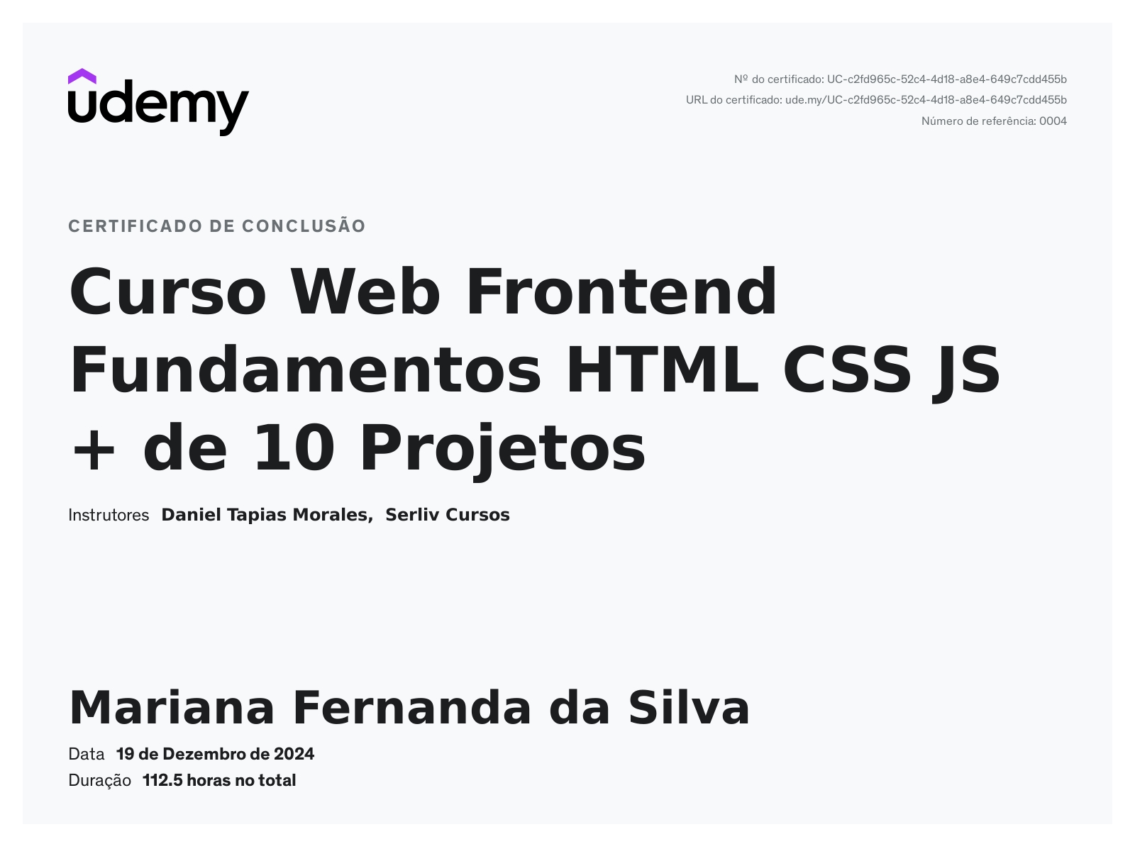 Certificado