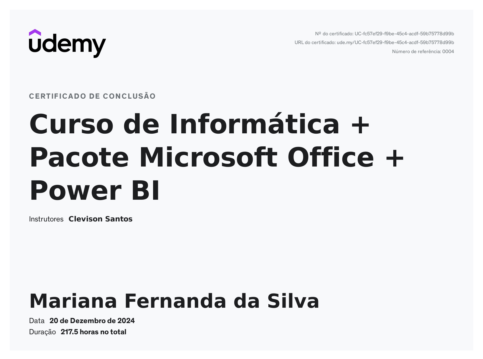 Certificado