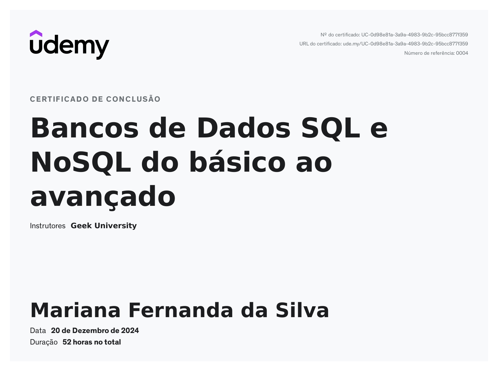 Certificado
