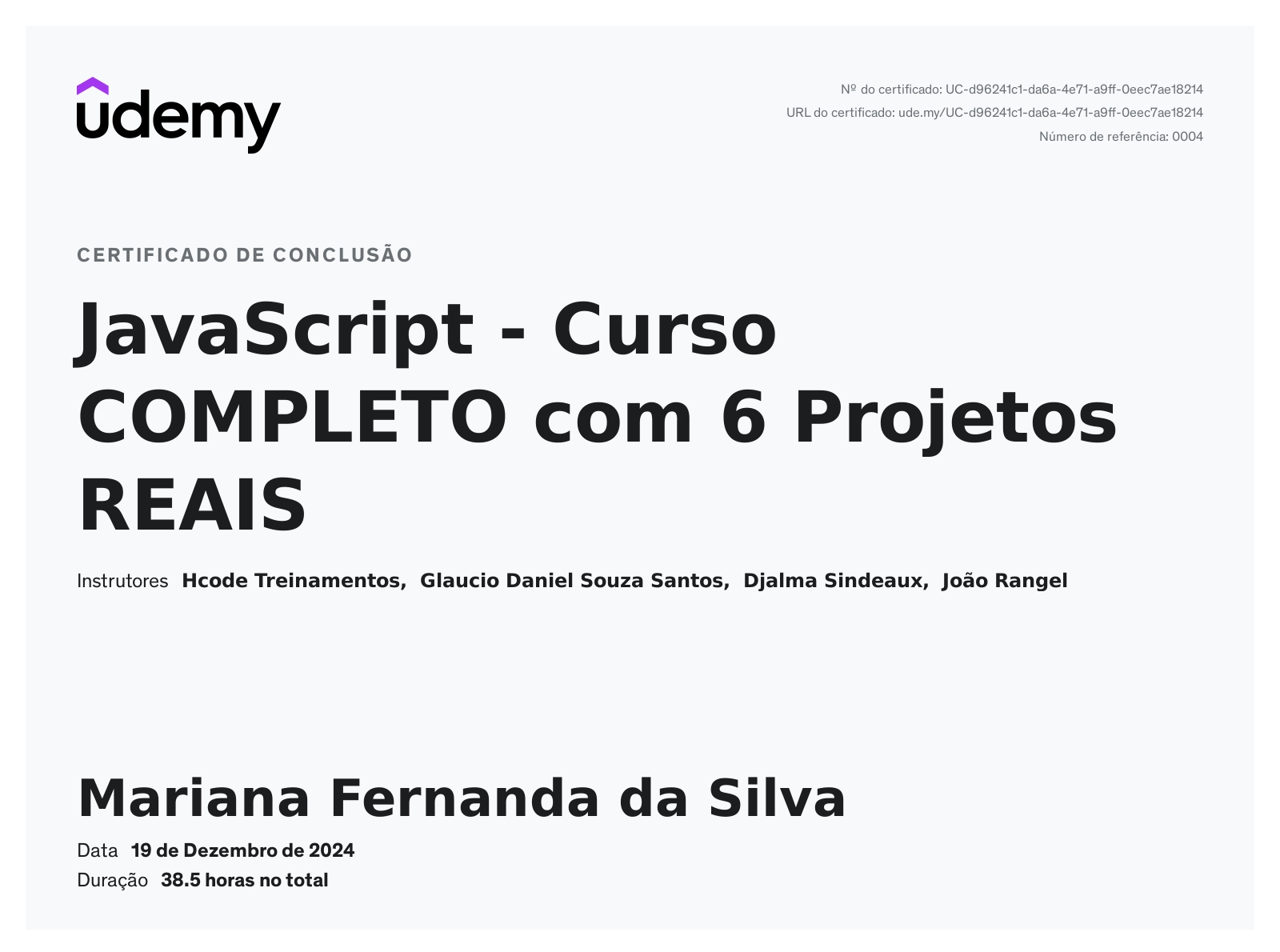 Certificado